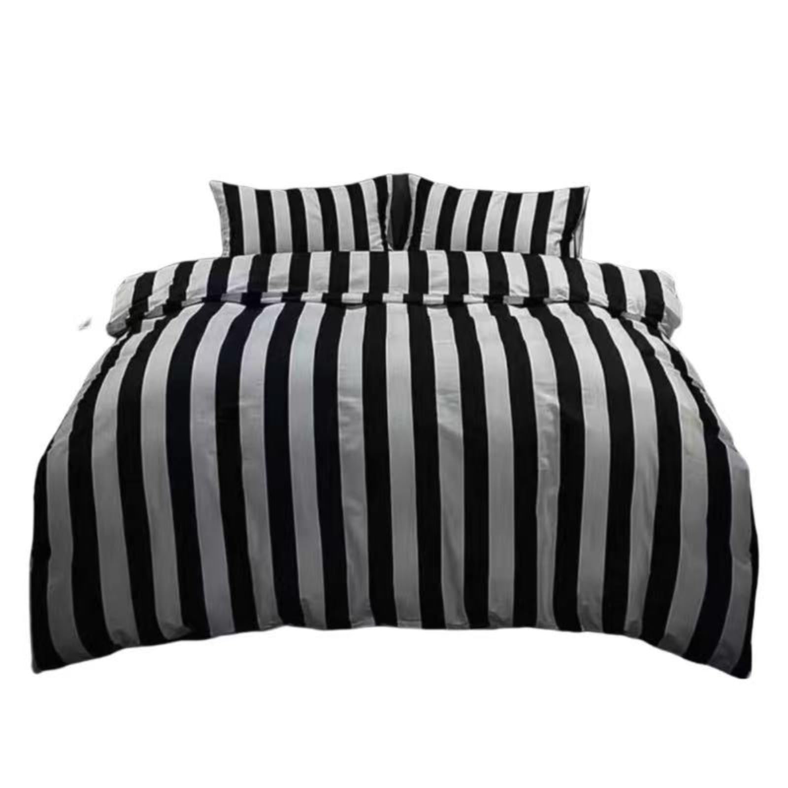 Parure de lit respirante en coton doux et sa housse de couette zippée 200x230