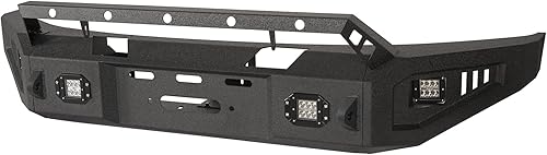 Miniatura 7 de Hooke Road Parachoques delantero de ancho completo F150 con placa de cabrestante para Ford F-150 09-14 (excluyendo Raptor) 2009 2010 2011 2012 2013