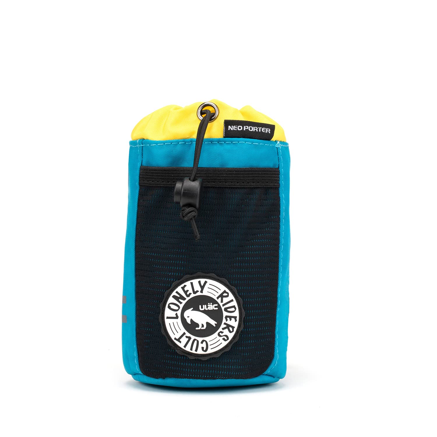 ULAC NEO Porter C-Hold Bike Feed Bag for Top Tube, Handlebar, Stem and Saddles(Aqua-Yellow)