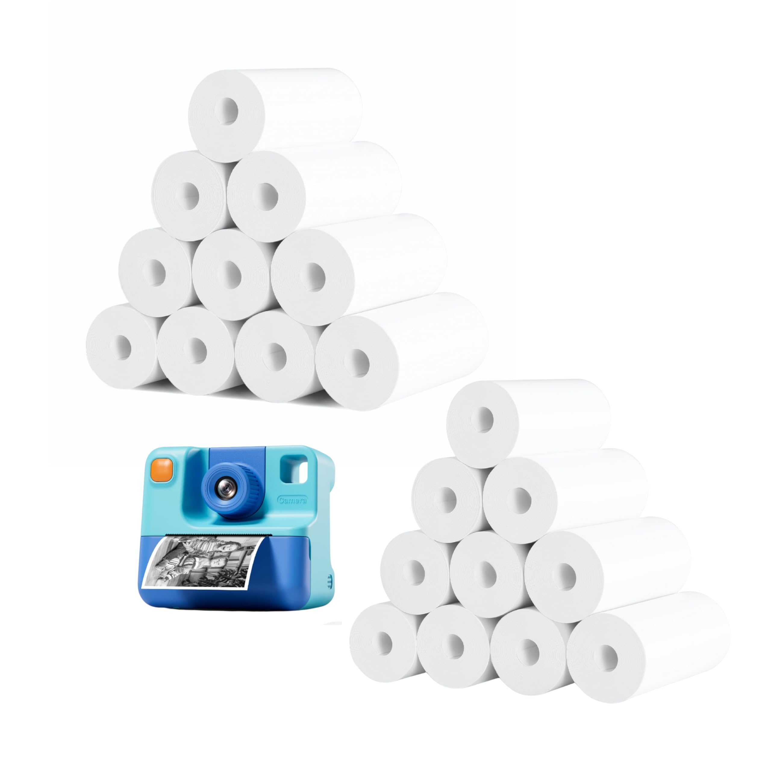 Double Dragon 57x25mm Premium Thermal Paper - 10-Year Image Life, White, 57x25mm, 20 Rolls