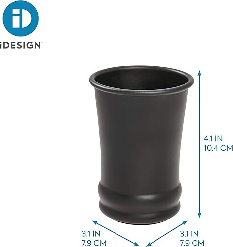 Miniatura 3 de iDesign - Soporte de cepillo de dientes metálico Olivia para baños