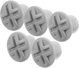 Cabilock Pack of 5 Grey Plastic Kids Slide Screw