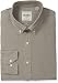 Ben Sherman Men's Skinny Fit Dobby Check Button Down Collar Dress Shirt, Gold/Navy, 15.5" Neck 32"-33" Sleeve