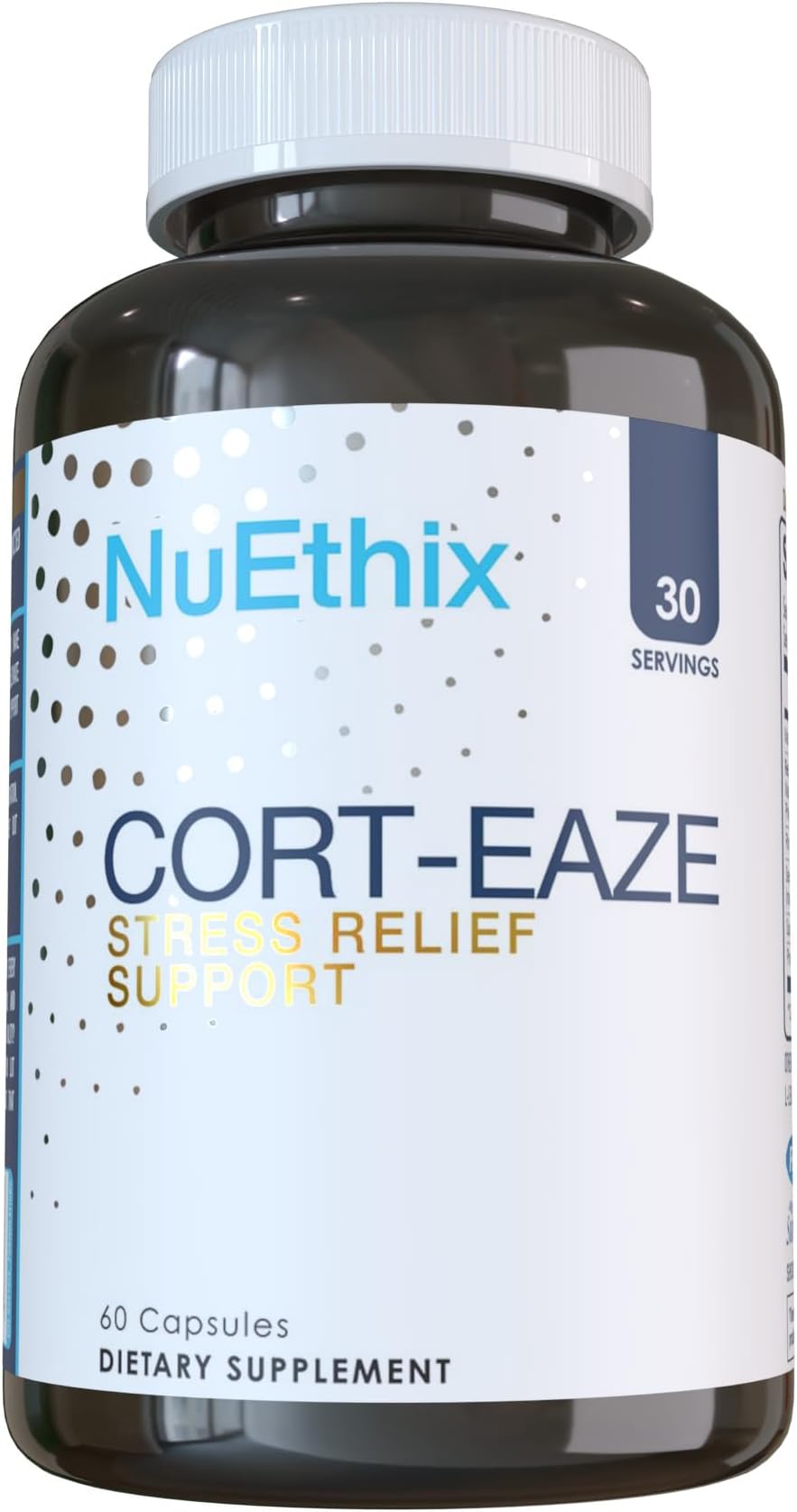 Cort-Eaze - Cortisol Manager - Health Support Supplement with Ashwagandha, L-Theanine & Rhodiola Rosea - Relaxation and Better Sleep, 60 Capsules, 30 Servings