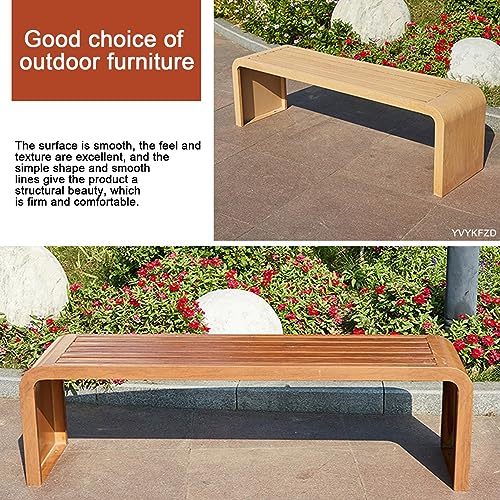 Banc de jardin extérieur sans montage YVYKFZD contre la rouille - 4