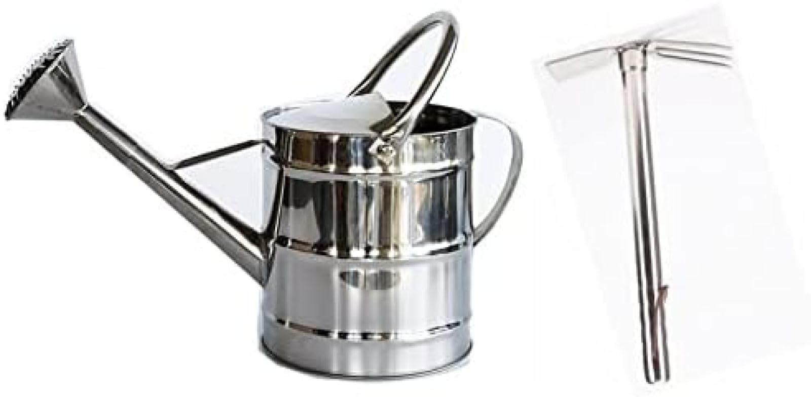 Regadera De Plantas Regadera De Acero Inoxidable Regadera De Gran Capacidad Hogar Boca Larga Riego Engrosado Riego Y Riego Regadera De Ducha De Doble Propósito 8L / 2L Riego Decorativo,8ld