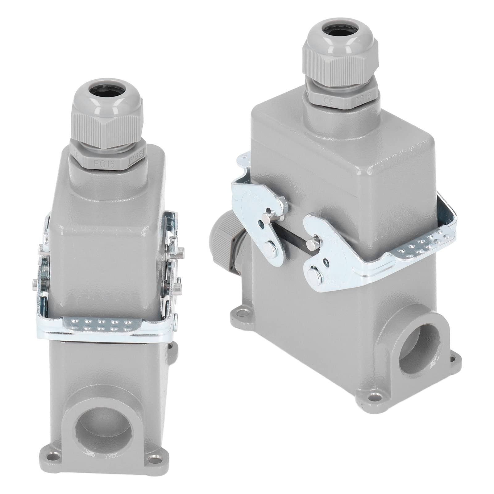 Connettore rettangolare per impieghi gravosi, spine elettriche industriali Connessione a vite Resistente alle alte temperature per grandi apparecchiature meccaniche
