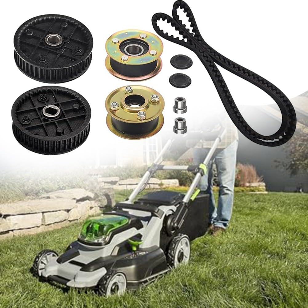 Kit de correa de polea con piñones para cortacésped TimeMaster de 30 y 76 cm, 131-4529 125-2532 121-9100, juego de montaje de accionamiento de metal