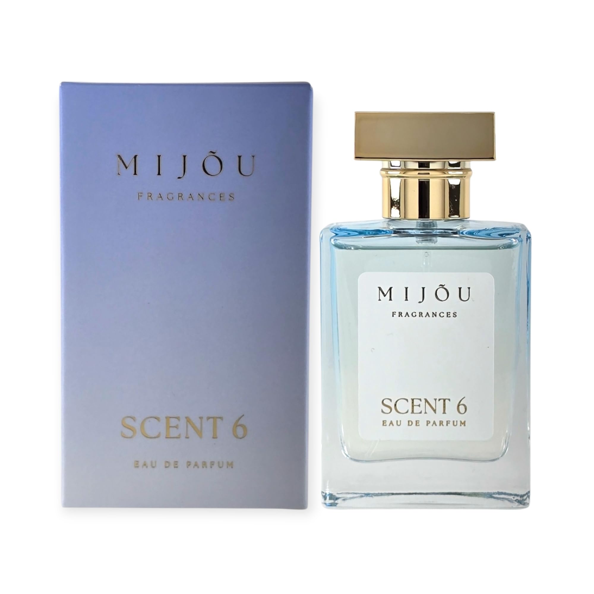 MIJÕU Scent 6 Eau de Parfum (50ml) – Tonificante profumo unisex con limone, menta e basilico – Profumo fresco di nicchia aromatico-citrica, ideale per l'estate