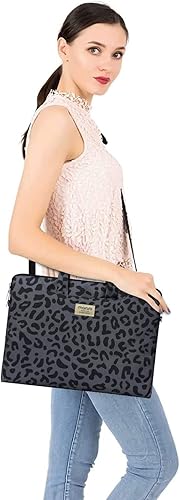 Miniatura 5 de MOSISO Bolsa de hombro para laptop, bolsas de computadora de 15.6 pulgadas compatibles con MacBook Air de 15 pulgadas M4 M3 M2Pro 16 M4 M3 M2 M1