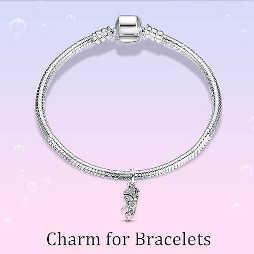 Miniatura 3 de LAZIAO Specail - Dije de cuentas de animales para pulseras collar de plata de ley 925 con circonita cúbica feliz cumpleaños Navidad Halloween día de