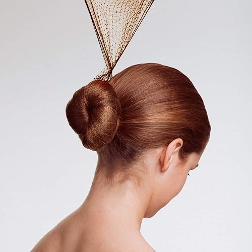 Miniatura 4 de 100 redes de pelo desechables de 24 pulgadas de nailon de nido de abeja de pelo de malla más gruesa mucho más fácil de usar