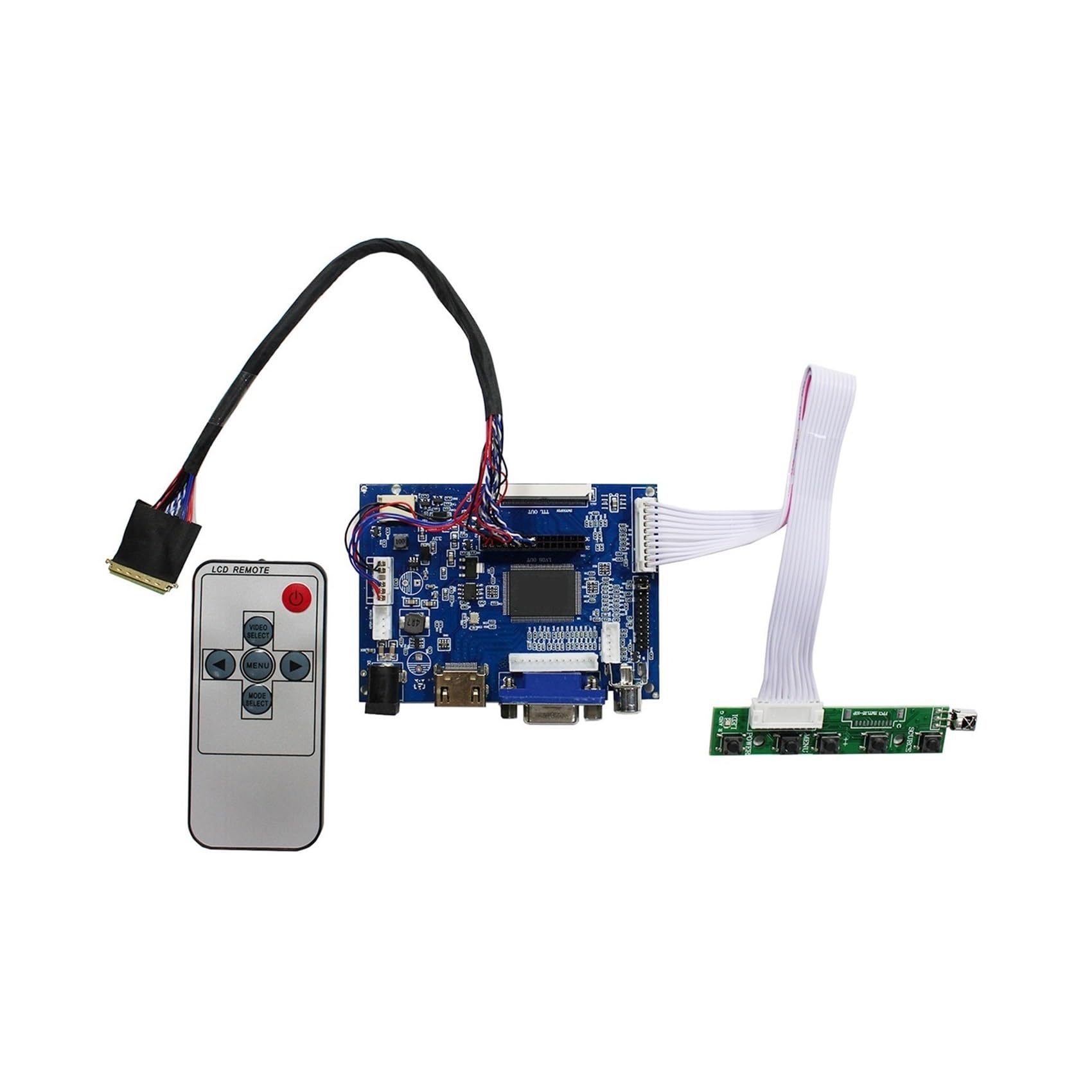 QQTD665BET LCD Controller Board Work With 10.1inch 1280x800 B101EW05 LP101WX1 HSD101PWW1 Screen