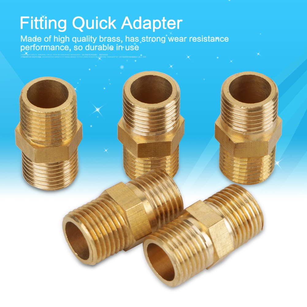 Adattatore Dritto Raccordo In Ottone An6 A 1/8 Npt - Foto 5