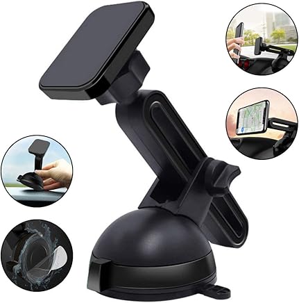 Soporte M?vil Coche - WENTS Magn?tico Soporte del Coche M?vil Universal para Parabrisas y Salpicadero con Ventosa de Gel Fuerte y Brazo Ajustable Giro 360 Grado(Negro) Soporte M?vil Coche - WENTS Magn?tico Soporte del Coche M?vil Universal para Parabrisas y Salpicadero con Ventosa de Gel Fuerte y Brazo Ajustable Giro 360 Grado(Negro)