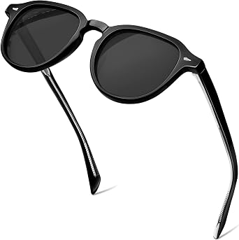 KANASTAL Round Sunglasses Women Men Polarized UV400 Trendy Sunglasses Acetate Fashion Retro Circle Sun Glasses
