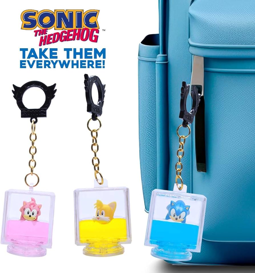 Amazon.com: Just Toys LLC Sonic The Hedgehog Backpack Hangers