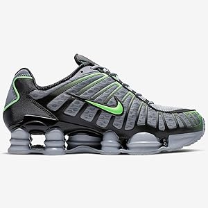 NIKE Shox シューズ グレー/ブラック/ライム Amazon | [ナイキ] ショックス TL SHOX TL ウルフグレー