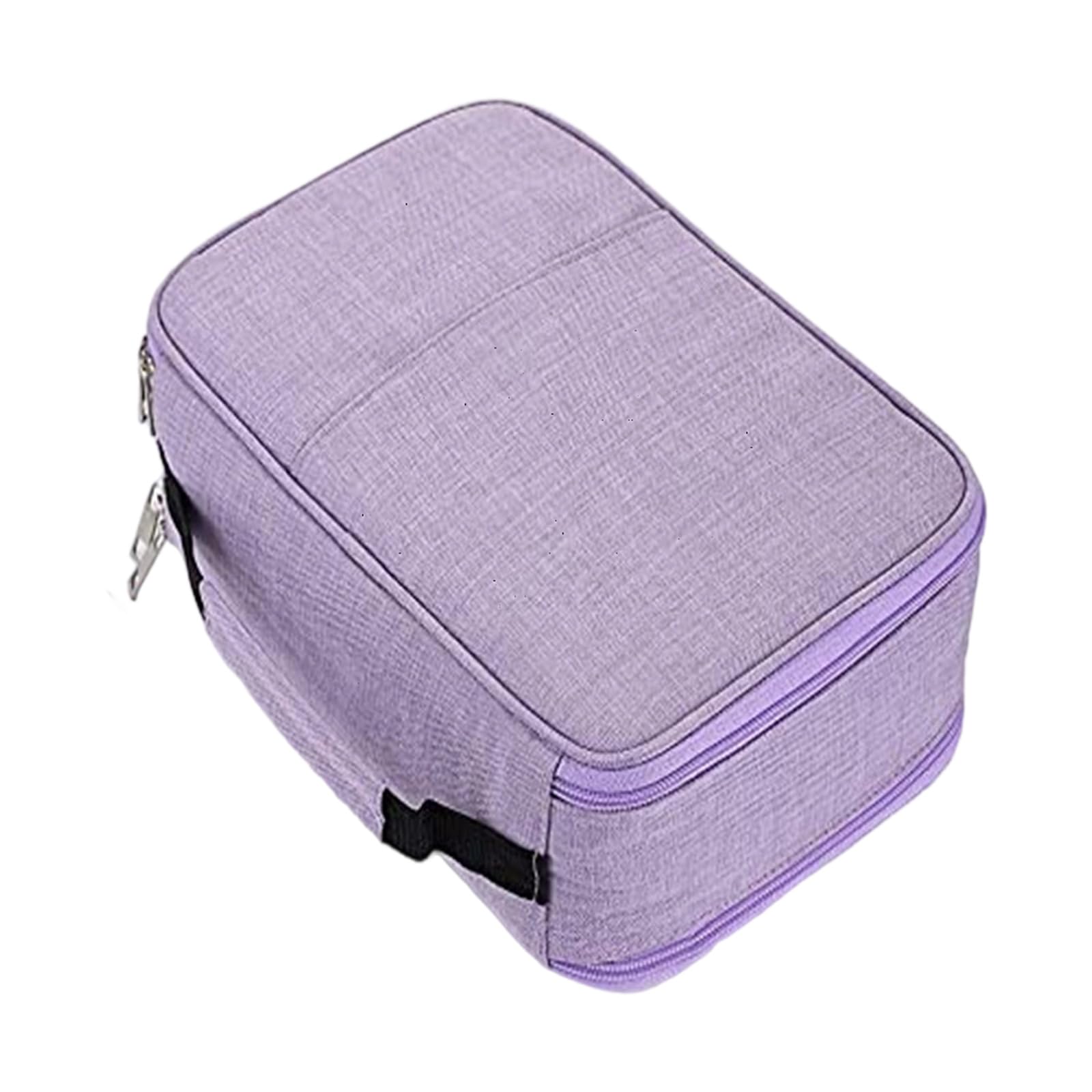 PURPLELILY Astuccio con 300 scomparti, grande capacità, per matite colorate, organizer per matite colorate, Viola, Bellezza di massa