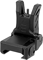 Vista 2 de UTG Super Slim Mira Frontal Abatible, Negro