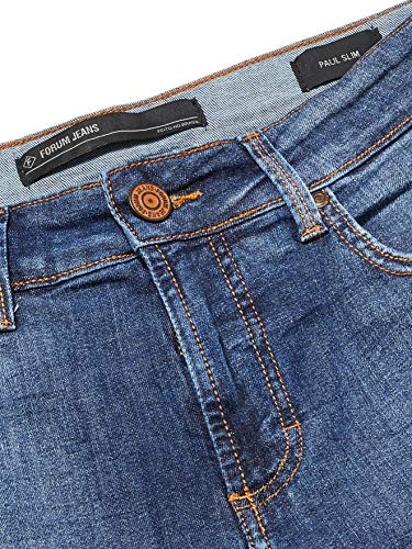 Calça Jeans Paul, Forum, Masculino, Índigo, 38