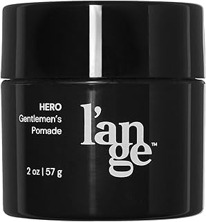 L’ange Hair Hero Gentlemen’s Pomade - Pomade for Men - Suitable for Dry and Wet Hair - Light Hold and Strong Hold Hair Setting Pomade - Water Based Pomade for Men 2 F Oz / 57 ml, MSRP $25.00