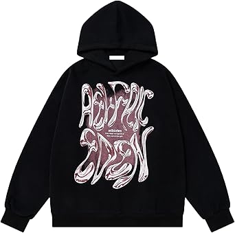Aelfric Eden Womens Hoodies Oversized Graphic Hoodies Unisex Y2k Heavyweight Hoodie Pullover Trendy