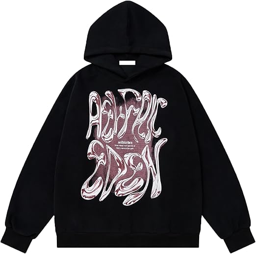 Aelfric Eden Womens Hoodies Oversized Graphic Hoodies Unisex Y2k Heavyweight Hoodie Pullover Trendy