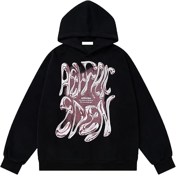 Aelfric Eden Womens Hoodies Oversized Graphic Hoodies Unisex Y2k Heavyweight Hoodie Pullover Trendy