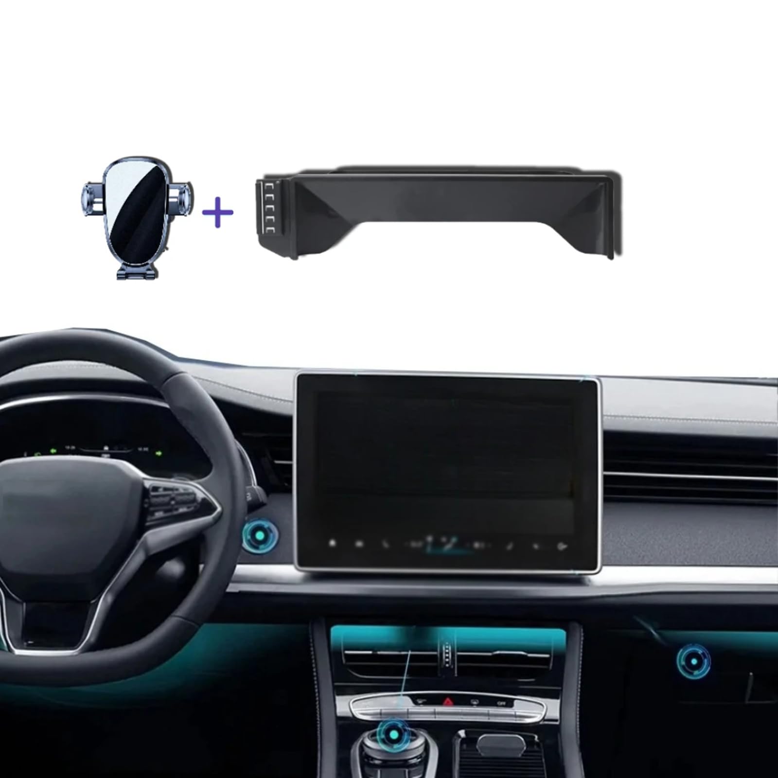 Uchwyt samochodowy dla Skyworth EV6 Skywell ET5 HT-i 2021-2023, Uchwyt na telefon samochodowy