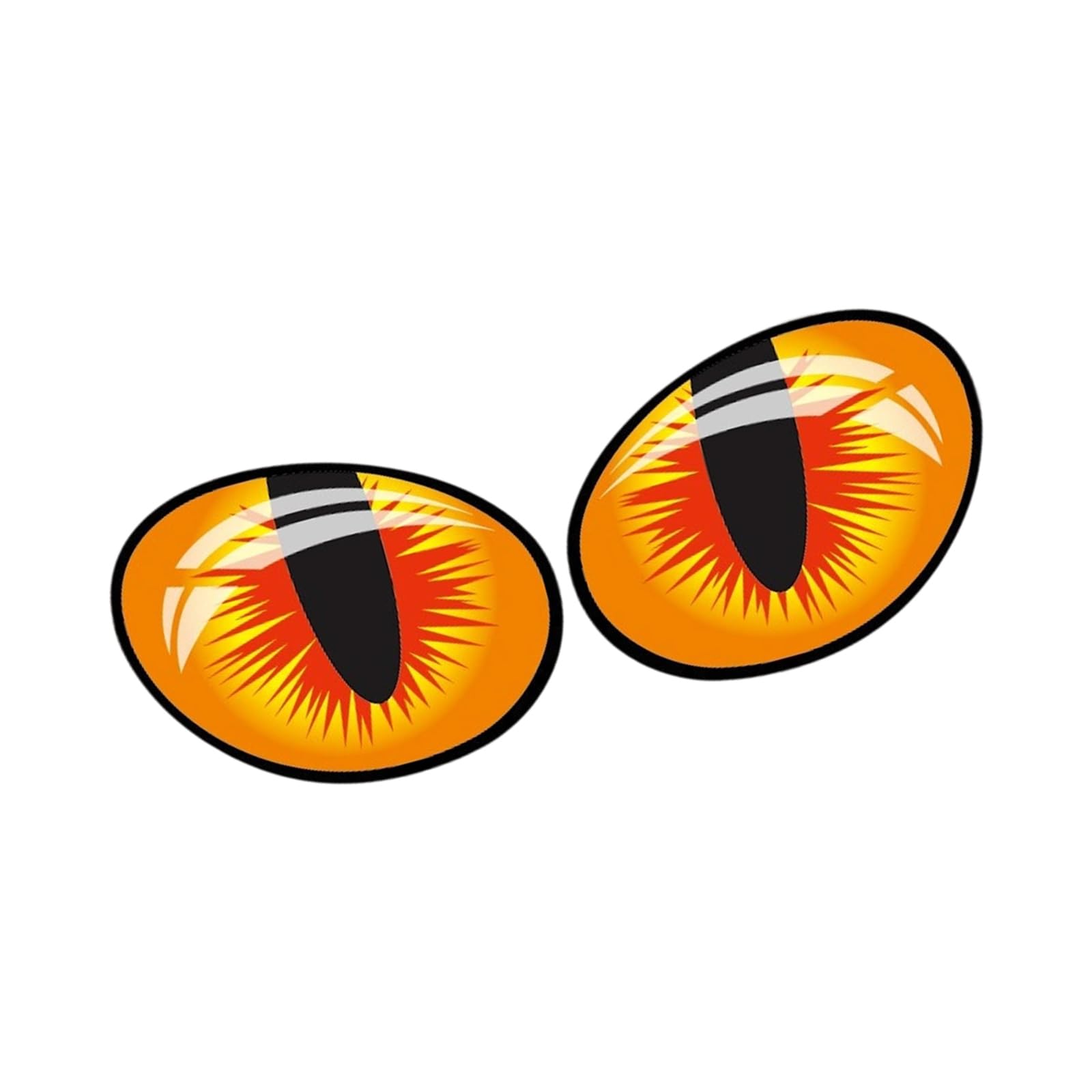 Realistic Eyes Car Decal, Scratch Resistant, UV Resistant, Car Accessories, Easy to Apply, Realistic Eyes Car Sticker