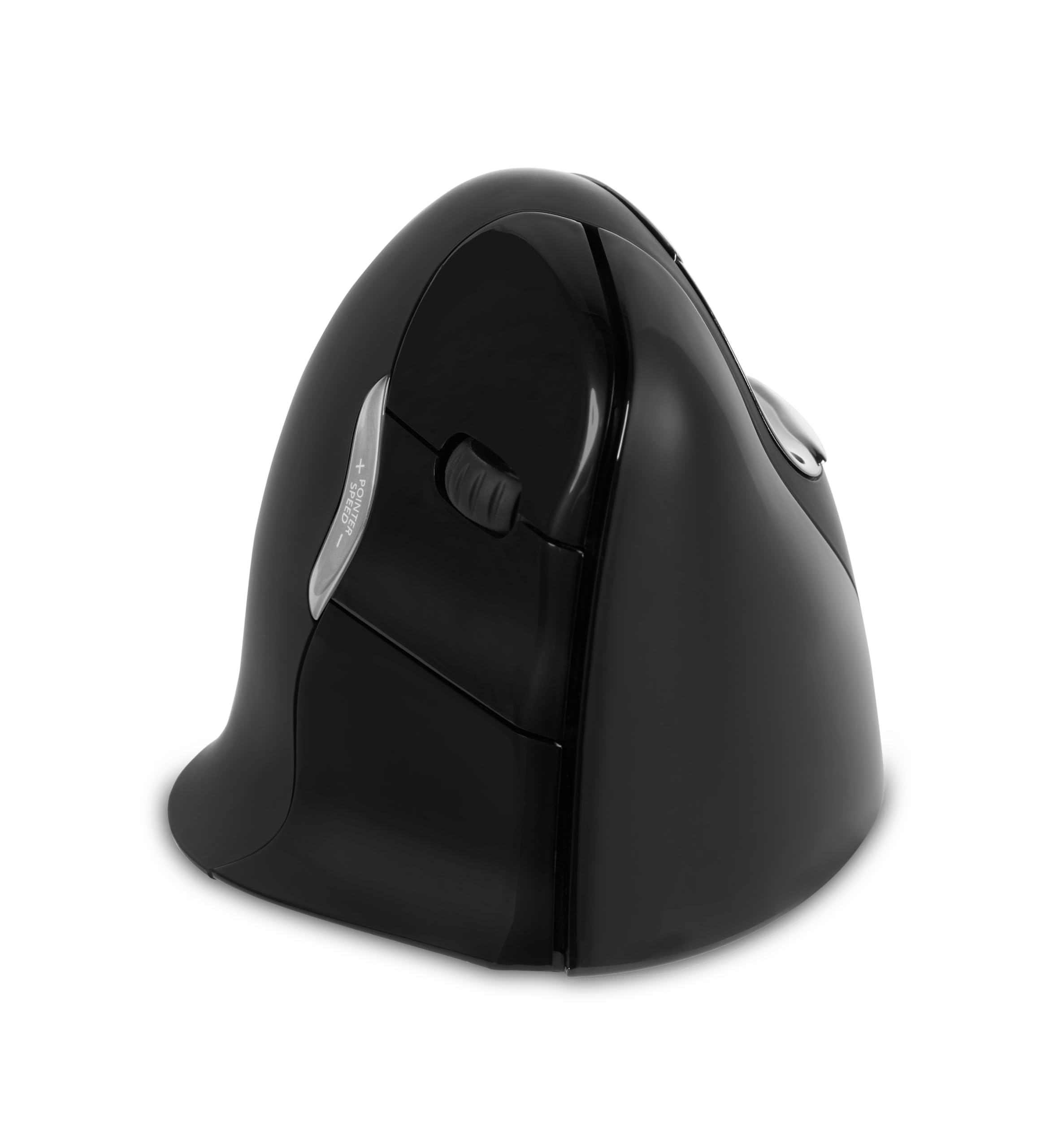 BakkerElkhuizen Evoluent4 - Mouse ergonomico verticale per MacOS, per destrorsi, senza fili, colore: Nero