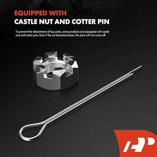 Miniatura 5 de A-Premium Kit de suspensión delantera de 12 piezas, brazo de control inferior, rótula, barra estabilizadora, compatible con Toyota Avalon 1997-1998