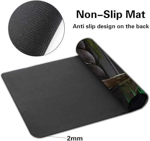 Miniatura 4 de Tapete de juego de mesa TCG para juegos de mesa, 23.6 x 13.8in, alfombrilla de mouse compatible con MTG RPG CCG juego de cartas coleccionables