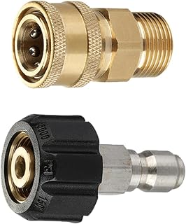Generic Adaptador de Lavadora de Pressão Limpeza de Alta Pressão M22 a 1/4'' Conexão Rápida