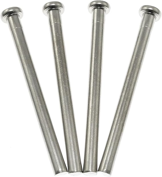 Door Hinge Pin Maxmoral 4pcs 3" Hinge Pins for Interior Door Security
