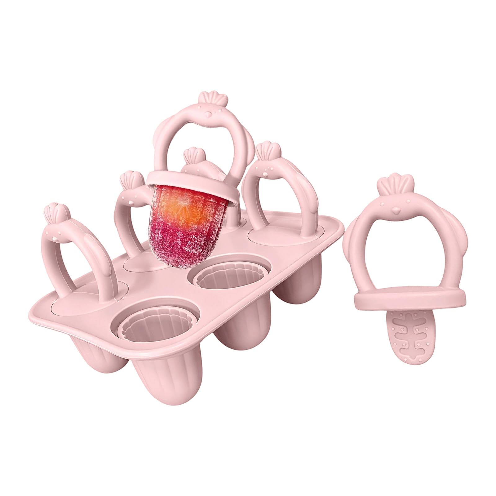FOLODA Food Freezing Treat Maker Collection Offering Creative Forms Perfect for Family Connection and Desserts Best Ice Cream MoldsConsistent Silicone Ice Cream Set Featuring Various Fun Patterns