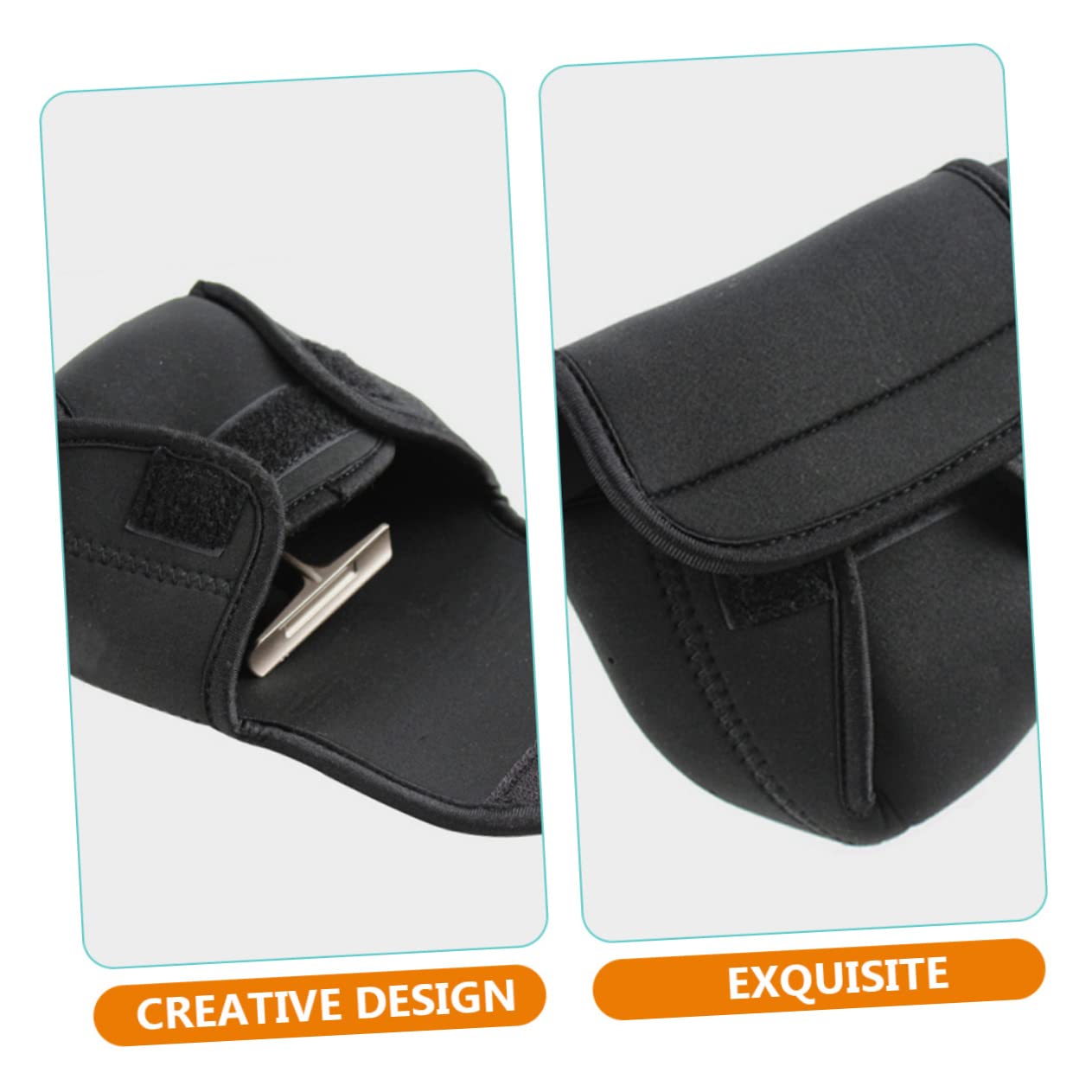 4piezas Funda Protectora Para Carretes De Pesca Resistente Al Agua Corrosión Para Almacenamiento De Carretes Baitcasting Diseño Práctico y Seguro Accesorio Pesca