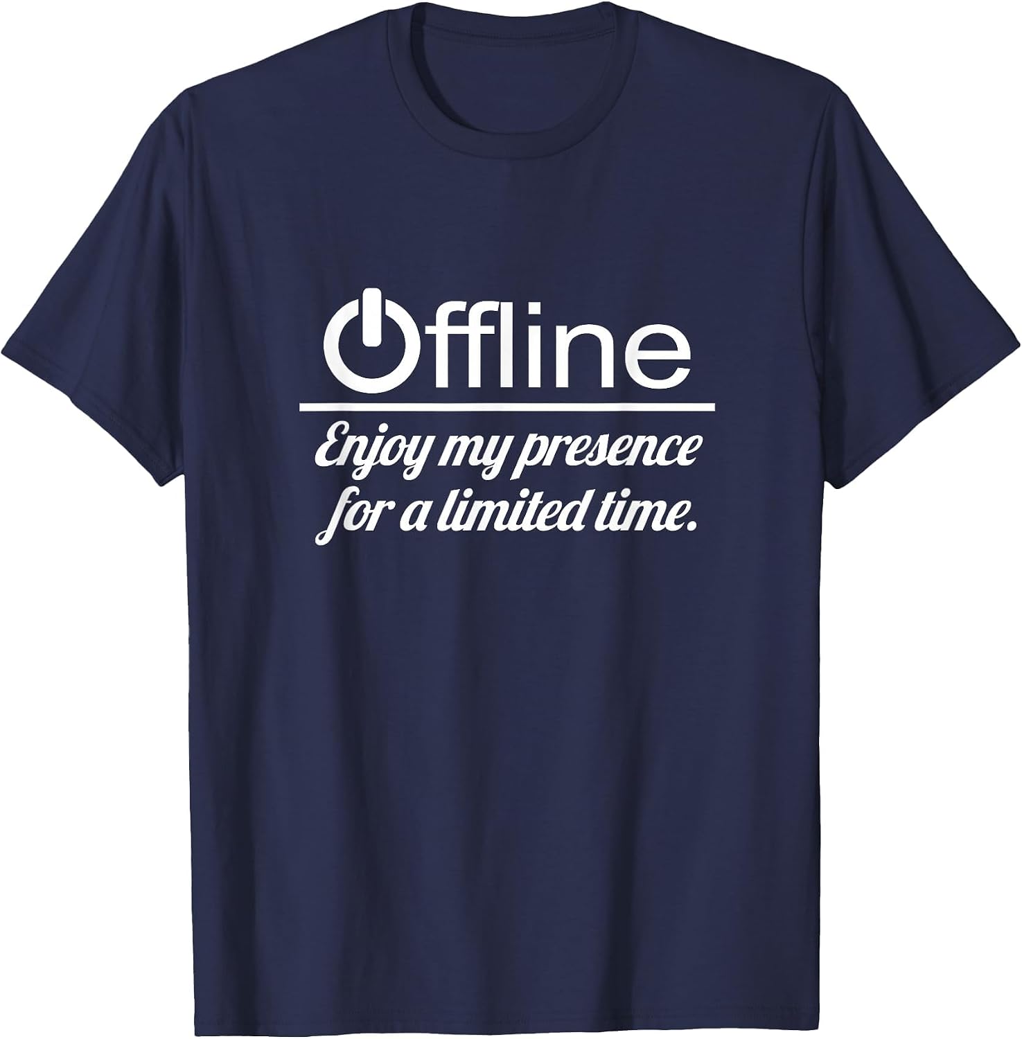 Offline Enjoy My Presence for Limited A Time Funny Gamer T-Shirt image 4