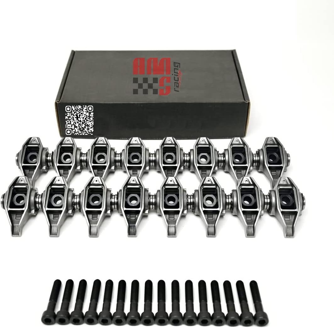 Comprar AMS Racing Gen III Rocker Arms with Upgraded Trunion Kit for LS1 LS2 LS6 LQ4 LQ9 LM7 4.8