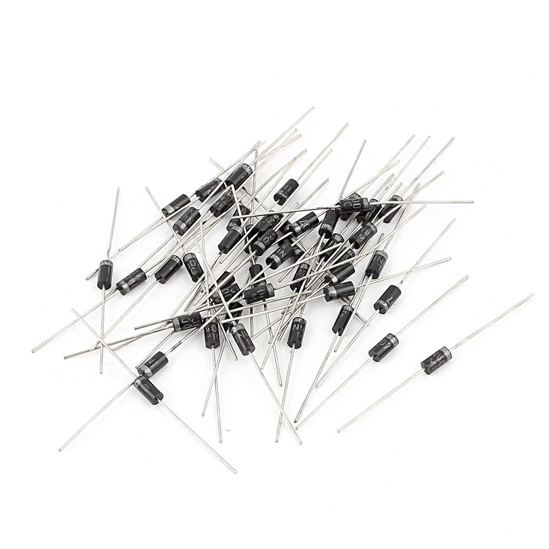 IN4007 Lot de 50 diodes redresseurs Schottky 1 A 1000 V pour circuits et projets électroniques