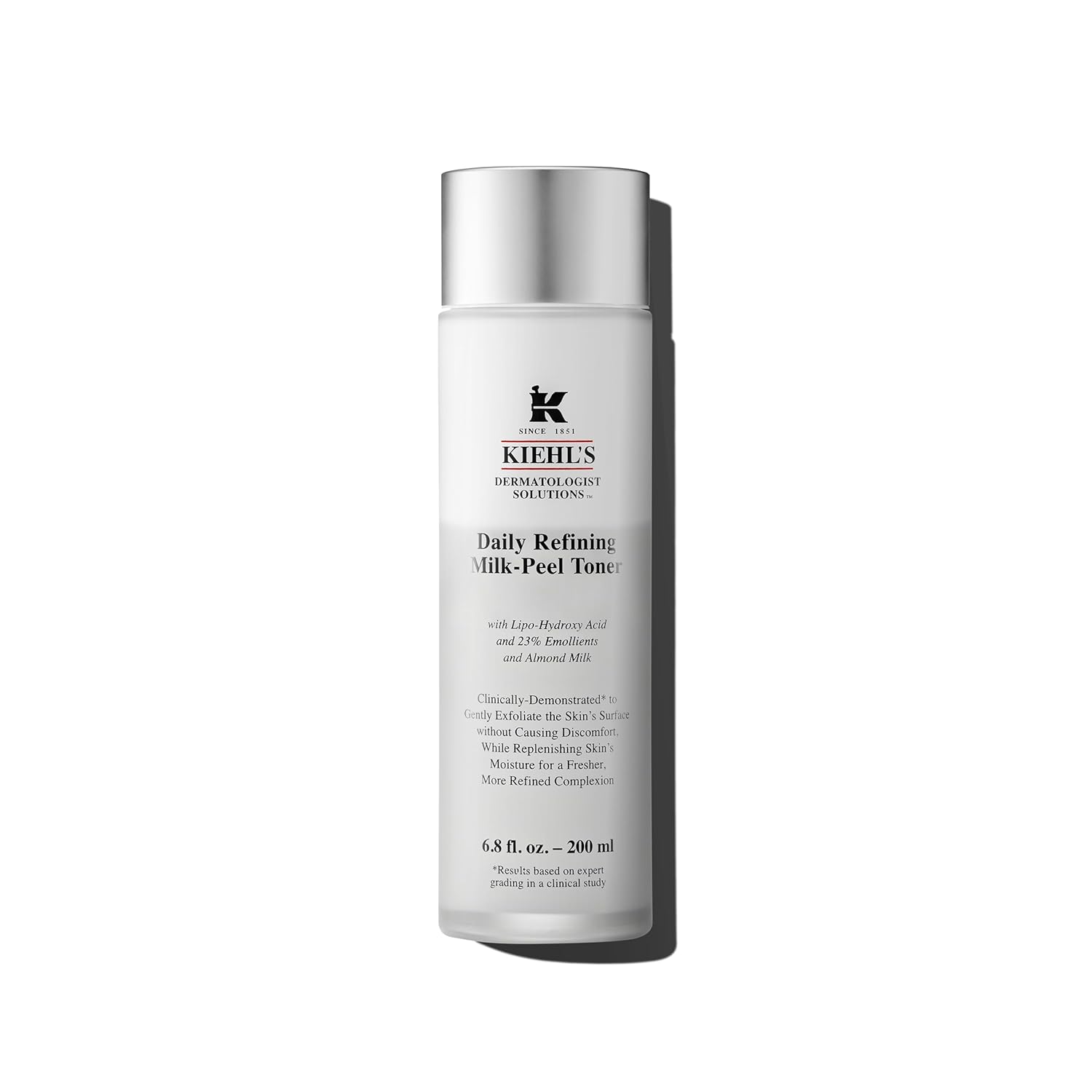 Kiehl’s Daily Refining Milk-Peel Toner, Gentle Exfoliating Facial Toner, Refines Skin Texture, Brightens & Softens Skin, Restores Moisture, with Lipo-Hydroxy Acid & Almond Milk – 6.8 fl oz Kiehl’s Daily Refining Milk-Peel Toner, Gentle Exfoliating Facial Toner, Refines Skin Texture, Brightens & Softens Skin, Restores Moisture, with Lipo-Hydroxy Acid & Almond Milk – 6.8 fl oz