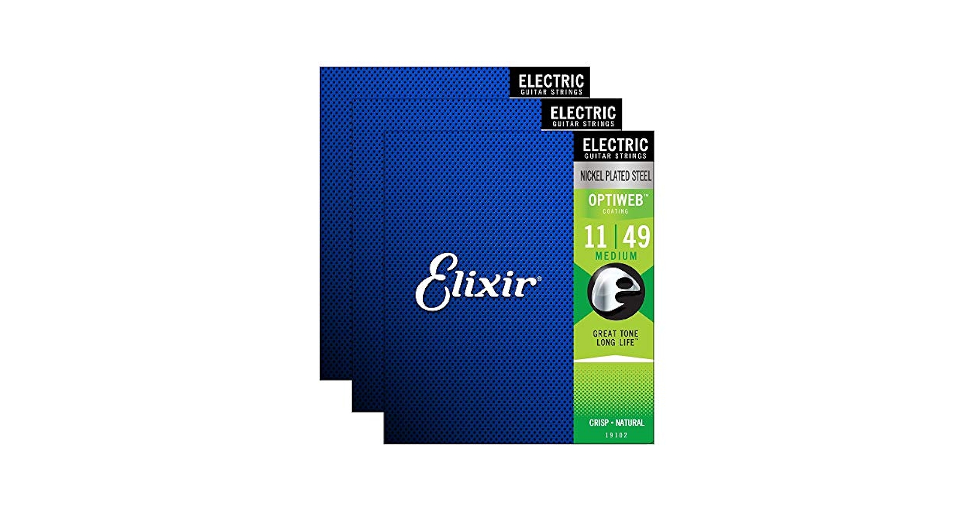 Amazon.com: Elixir 19102 Optiweb Electric Guitar Strings