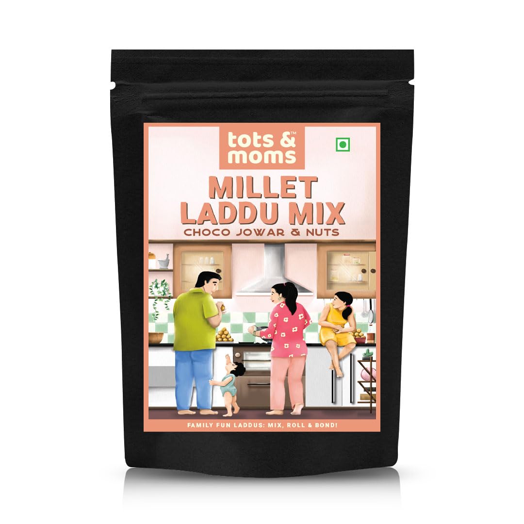 Tots & Moms Foods | Choco Jowar Laddu Mix | Guilt Free Treats - 250g (B0CQFPSLB9) Amazon Price History, Amazon Price Tracker