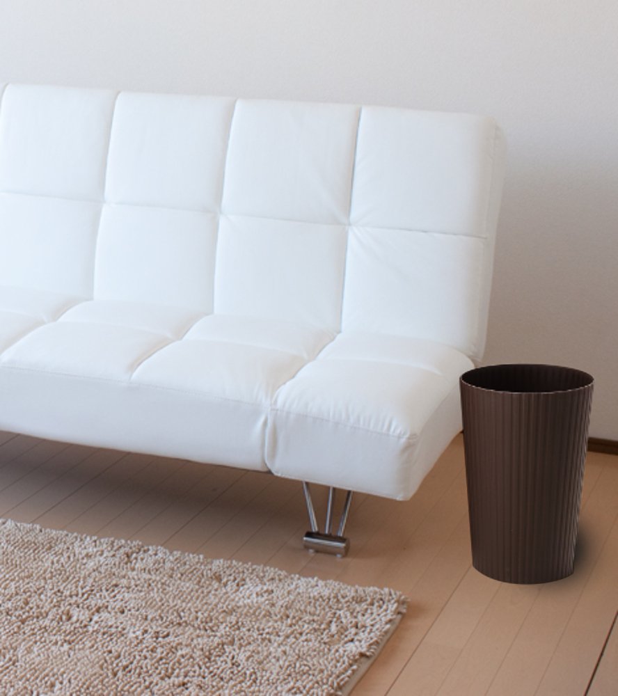 asuberu Wastebasket, Small "rukure-rukorekusyon" Brown 6218