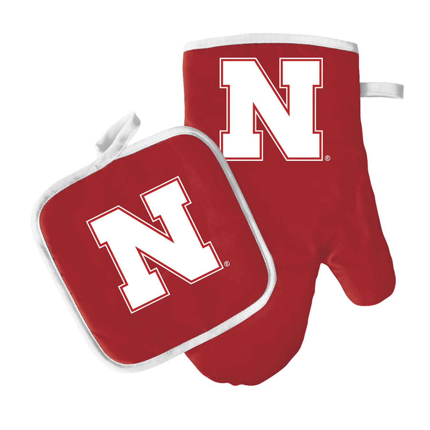 Nebraska Cornhuskers Oven Mitt/Pot Holder Set