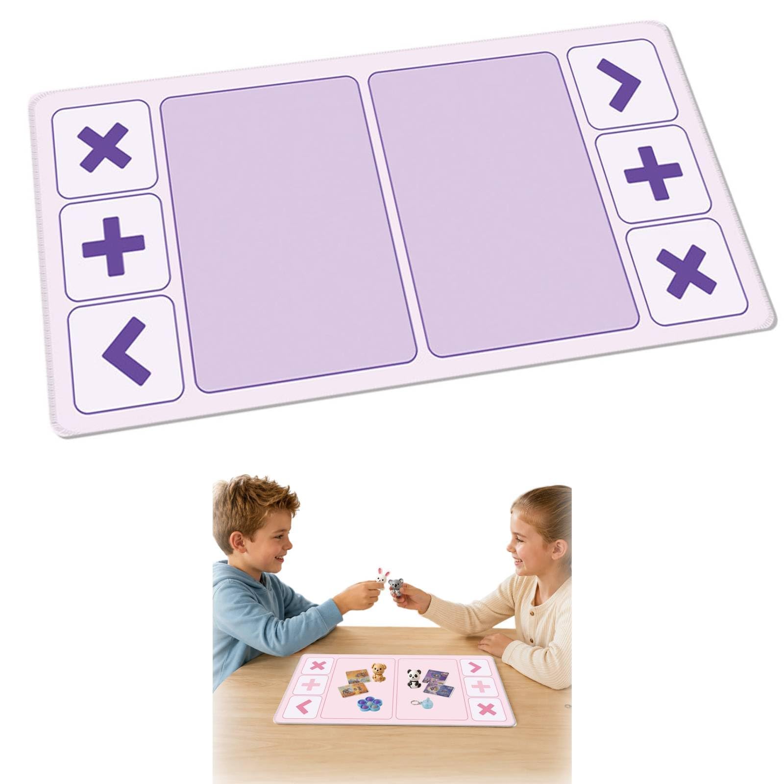 Fidget Trading Board Mat, Fair Fun Trade Station Game Pad，Purple