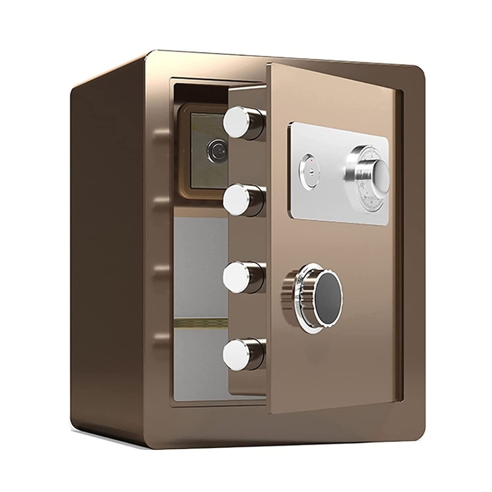 Casseforti Impermeabili Cassetta di Sicurezza con Serratura a Combinazione in Acciaio, Armadietto ignifugo e antifurto, Scatola Portadocumenti per Piccoli uffici, Altezza 25 cm/30 cm/45 cm per