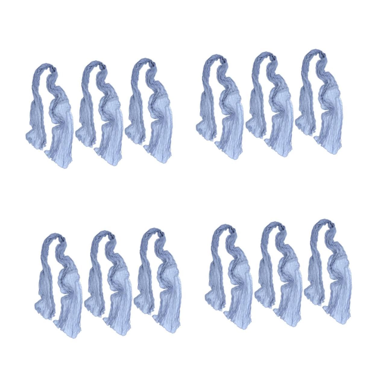 Drapeau de table bleu pour décorer une table de mariage ou une fête de naissance ABOOFAN