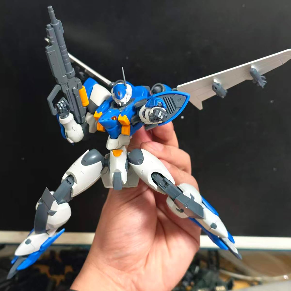 HiPlay Sheik Mainland Ultra Action Trooper OCR-122 Yunque (Lerche) Blau Weiß Farbe 1/144 Maßstab Mecha Bausatz Modellbausätze